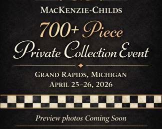 MacKenzieChilds estate sale preview