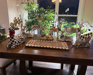 Large collection of deer, standing and resting