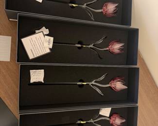 Waterford crystals flowers. Late to post Waterford collection