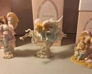 Seraphim Classics Annabelle, Angela, Cecelia Christmas theme