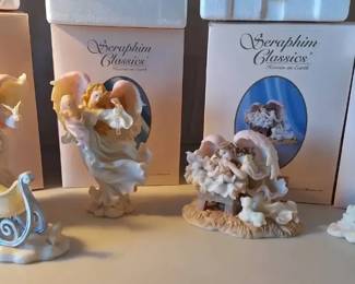 Seraphim Classics Haley, Celeste, Natalie, Joy Christmas Winter Theme
