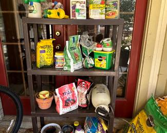 Pots, fertilizers, grass seeds