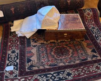 Prayer rugs, vintage and handknotted