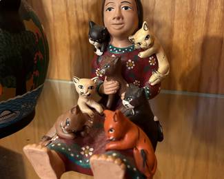 Peruvian cat lady