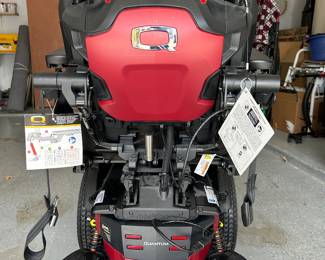 Quantum wheelchair, still with tags