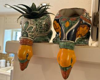 Talavera duck planters