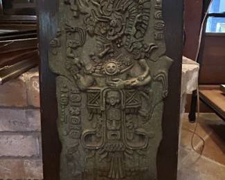 Mayan style  wall plaque