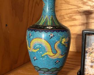 Cloisonné antique urn