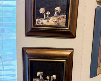 Original art paintings of mushrooms