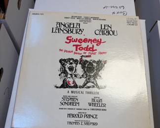 Many unique vinyl records
Angela Lansbury in Sweeney Todd