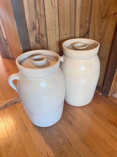 Antique Stoneware Crocks