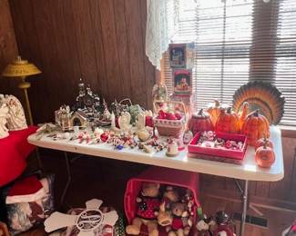 Christmas Ornaments and Decor for Various Holidays
