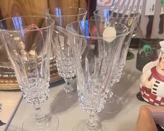 Crystal Champagne Flutes (4)