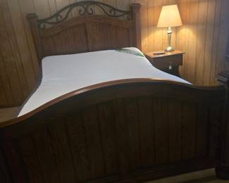 Queen Bed with Head and Footboard