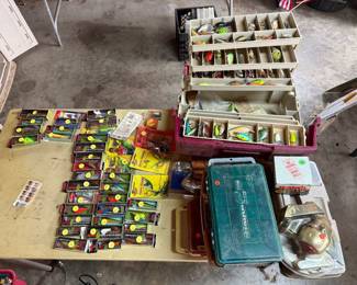 Large Selection of Fishing Lures and Tackle