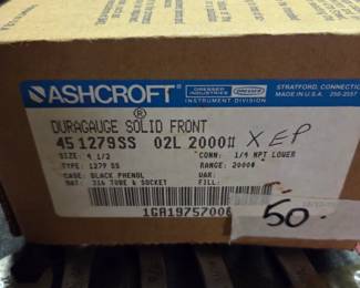 #164	Ashcroft Dura Gauge Size 4.5 - NIB	 $50.00 