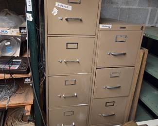 #111	Metal 5 Drawer Filing Cabinet - Anderson Hickey - Letter  - 52x26x62	 $25.00 