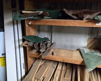 #149	6 Shelf Wood Shelving Unit - 44x12x72	 $225.00 