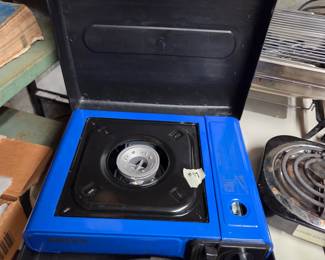 #117	Green Portable Gas Range 	 $20.00 