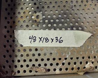 #191	Heavy metal rolling cart 48x18x36	 $225.00 