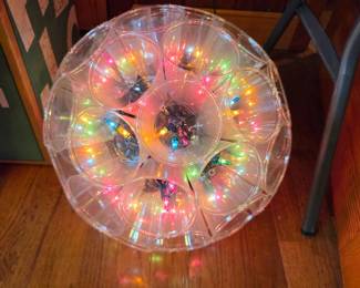#25	Vintage Hand-made Ball w/Lights - Working - Sold as a set	 $50.00 