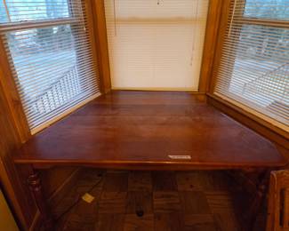 #192	Wedge shaped Dining room table 60-30x40x30	 $175.00 