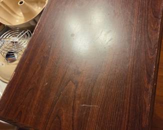 #89	Green Painted Dresser w/6 Drawers & 2 doors w/Natural wood top (finish issues) - 64x17x34	 $75.00 