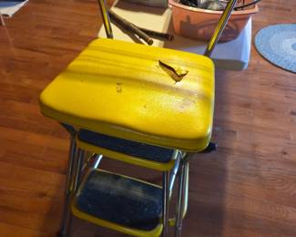 #32	Mustard Yellow Step Stool - Cosco Brand	 $30.00 