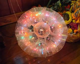 #25	Vintage Hand-made Ball w/Lights - Working - Sold as a set	 $50.00 