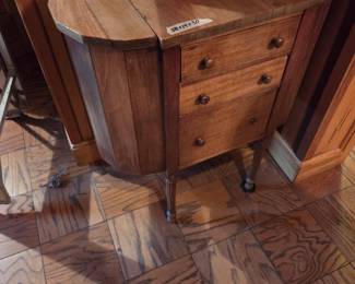 #53	Wood Martha Washington Sewing Cabinet - 28x14x30	 $60.00 