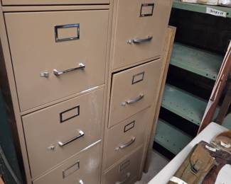 #112	Anderson Hickey Letter  4 Drawer Filing Cabinet 	 $20.00 
