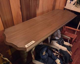 #19	Wood Sofa Table - 48x16x30	 $65.00 