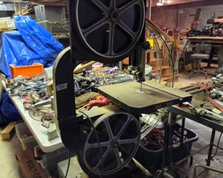 #160	Band Saw (as is missing Back Case) Floor Model  - Height - 66"Tall - You Move	 $75.00 