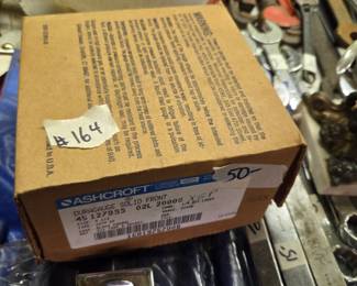 #164	Ashcroft Dura Guage Size 4.5 - NIB	 $50.00  #165	Ashcroft Dura Guage Size 4.5 - NIB	 $50.00 