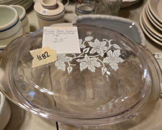 #82	Princess House Fantasia Covered casserole Roaster - 3 quart 	 $20.00 