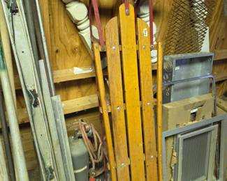 #187	Wood/Metal Sled	 $35.00 