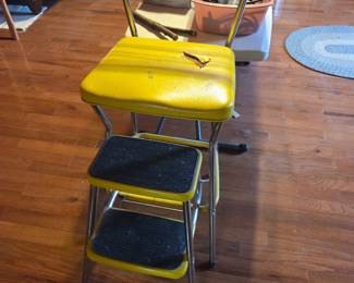 #32	Mustard Yellow Step Stool - Cosco Brand	 $30.00 