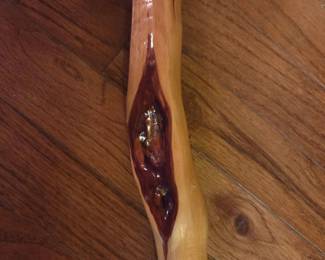 #72	Hand-Made Cane/Walking Stick Polished - 	 $20.00 