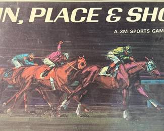 Win Place and Show - Antique Horse Betting Game