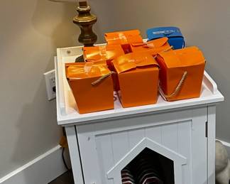 White Storage Cabinet - Great in any room esp bedrooms and foyers