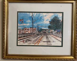 Stan Roth “ street scene in Logansport, La.
Signed and numbered print 