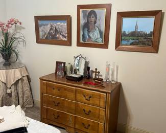 Vintage Stanley Furniture Maple Dresser