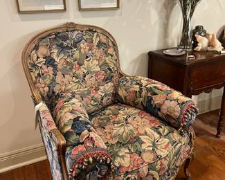 Beacon Hill Bergere Chair with Pillows