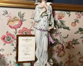 Giuseppe Armani 383/C “Grace” Figurine numbered 1230/5000 Florence, Italy (comes with framed certificate)