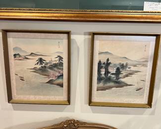 Beacon Hill Bergere  Chair with pillows