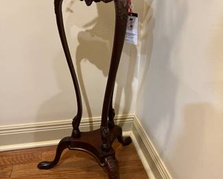 Louis XV Carved Pedestal/Stand with Claw Feet