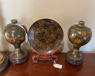 Cloisonné Jars