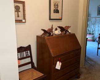 Vintage King Furniture Maple Secretary