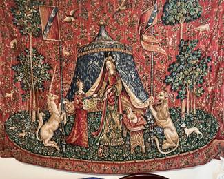 “ Lady and the Unicorn”Tapestry  made in Belgium 