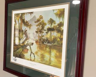 Robert Rucker “ A Tribute to Audubon “ signed and numbered print 30/50